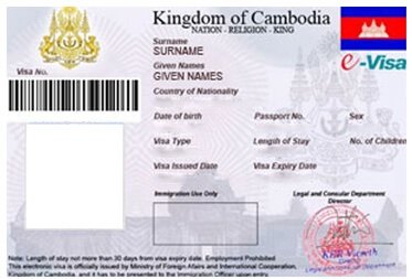 Visa camboya para españoles